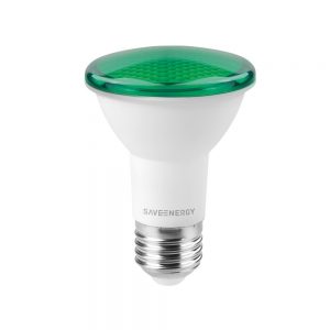 PAR20 4,8W 24° IP65 Verde