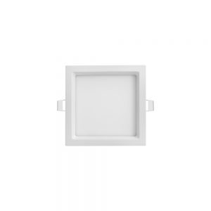 Luminária Quadrada Recuada de Embutir 170X170 12W Branca