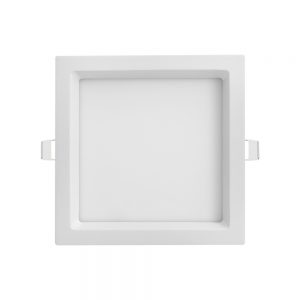 Luminária Quadrada Recuada de Embutir 400X400 36W Branca