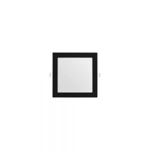 Luminária Quadrada de Embutir 120X120 6W Jet Black