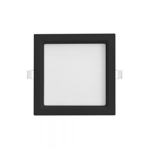 Luminária Quadrada Recuada de Embutir 300×300 25W Jet Black Alto IRC