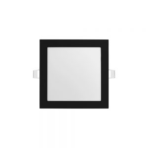 Luminária Quadrada de Embutirr 225X225 20W Jet Black