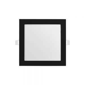 Luminária Quadrada de Embutirr 300X300 25W Jet Black