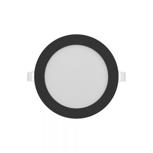 Luminária Redonda de Embutir 300×300 18W Jet Black