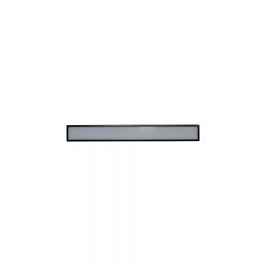 Luminária Retangular de Sobrepor Compact Linear 600×75 18W Jet Black
