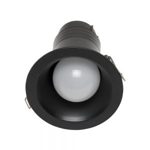 Embutido Redondo Bulbo A60 Jet Black